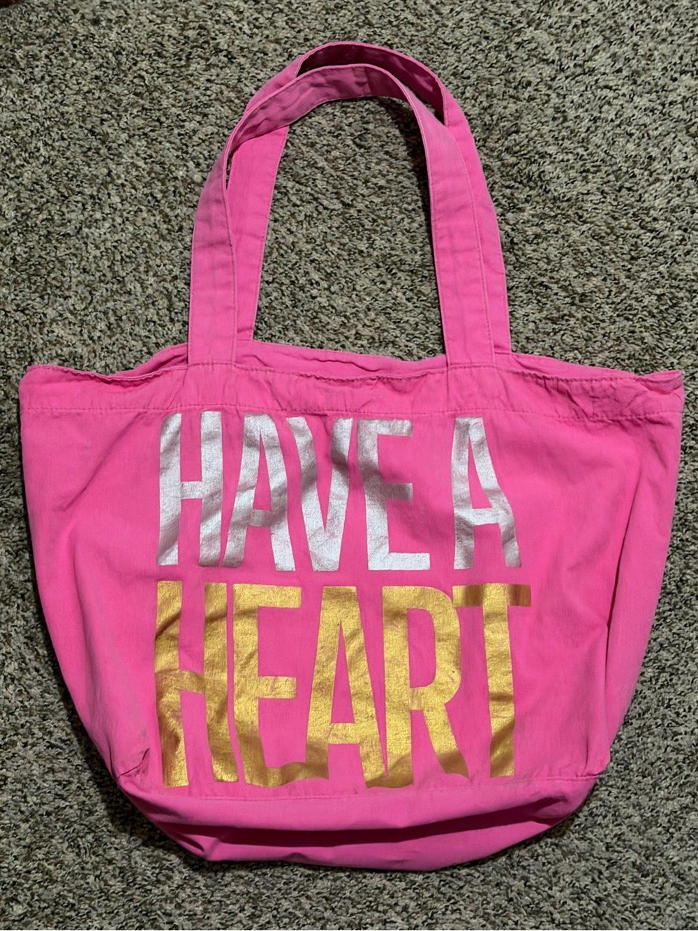 Victoria's Secret PINK Hot Pink Logo Tote Bag
